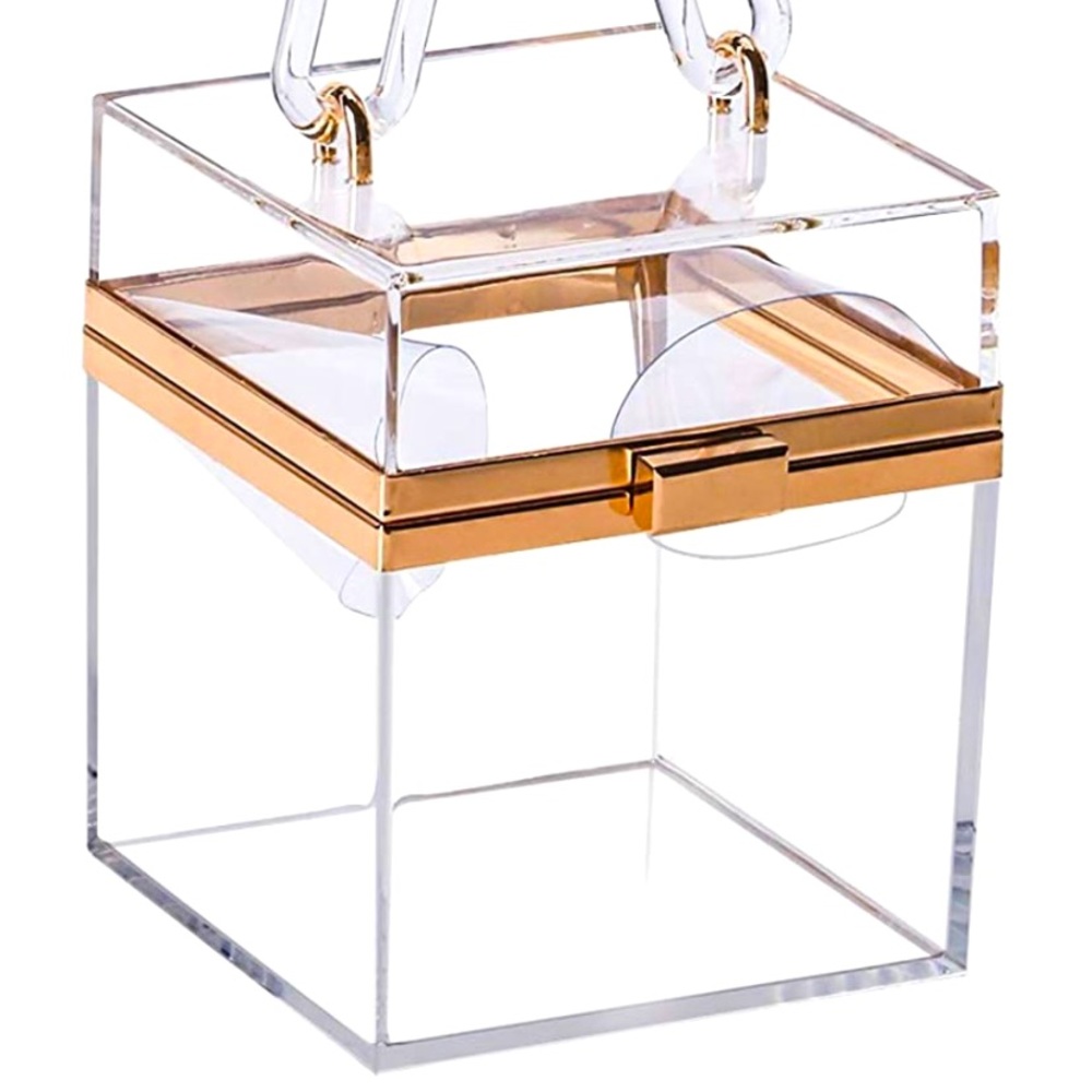 Transparent Acrylic Square Jelly Bag